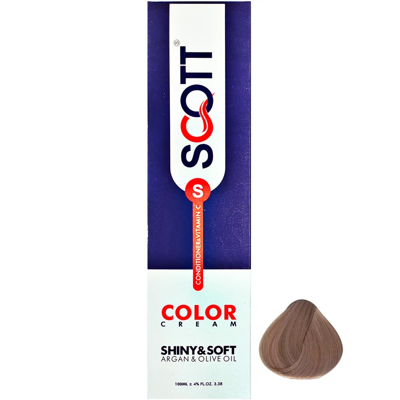 رنگ مو اسکاتس سری Walnut شماره W5 حجم 100 میلی لیتر رنگ بلوند گردویی تیره