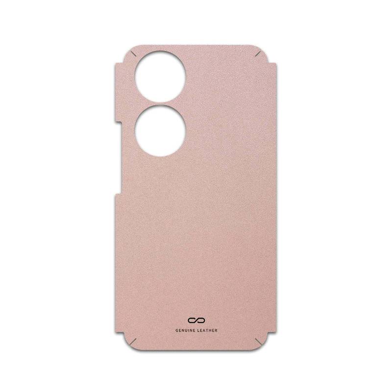 برچسب پوششی ماهوت مدل Rose-Gold-Leather مناسب برای گوشی موبایل آنر 90