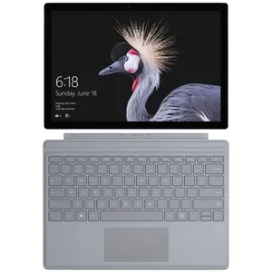 تبلت مایکروسافت مدل Surface Pro 2017 - NFL  ظرفیت 256 گیگابایت به همراه کیبورد نقره ای