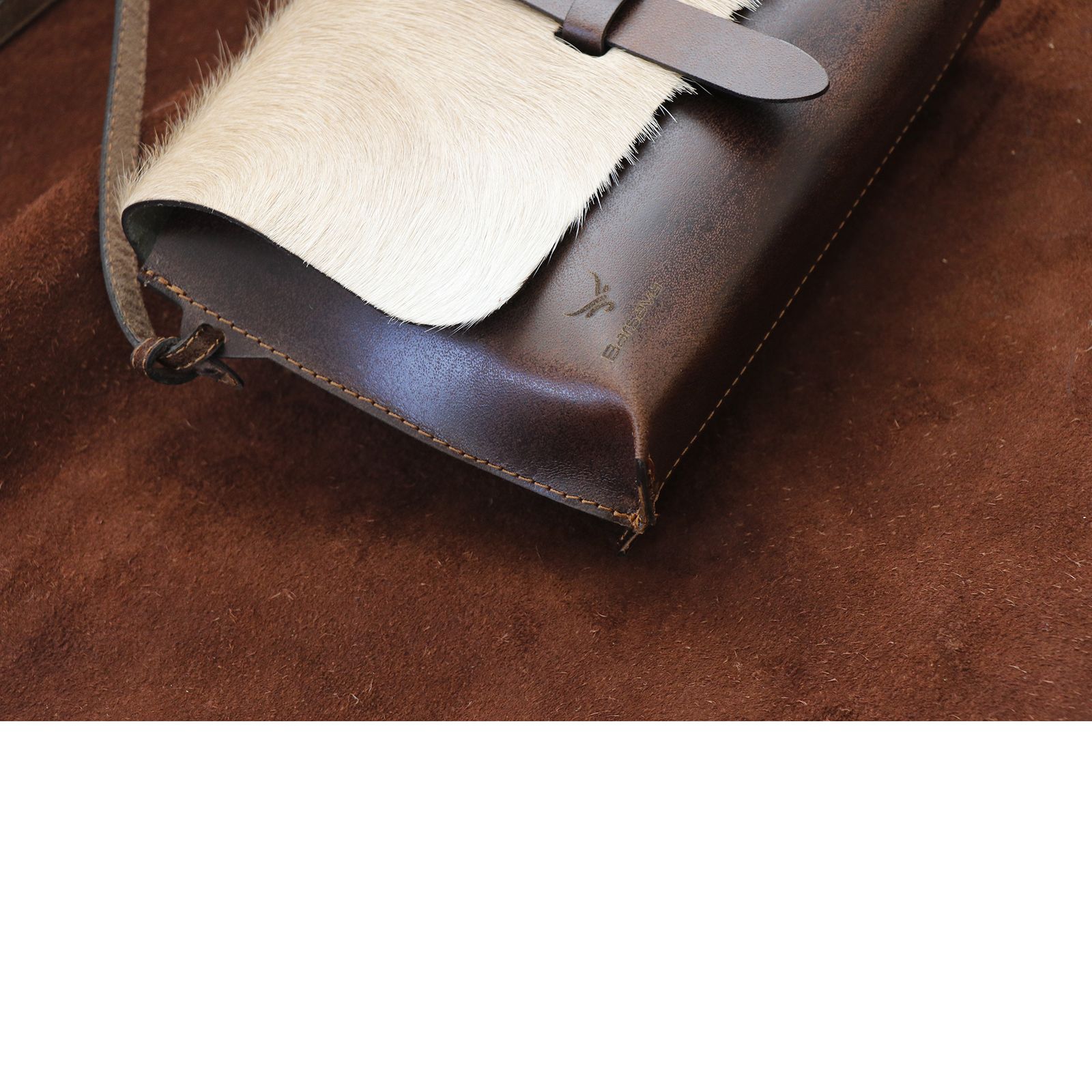 کیف دوشی زنانه چرم بارثاوا مدل 1254a -  - 4
