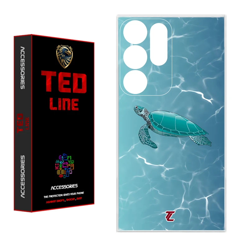 کاور تد لاین طرح لاک پشت کد 1100 مناسب برای گوشی موبایل سامسونگ Galaxy S25 Ultra