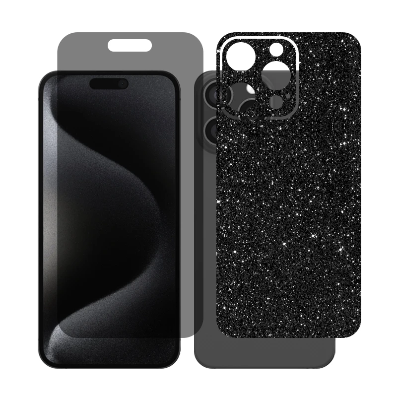 محافظ صفحه نمایش حریم شخصی گلس مدل Together مناسب برای گوشی موبایل اپل iPhone 16 Pro Max به همراه برچسب پوششی