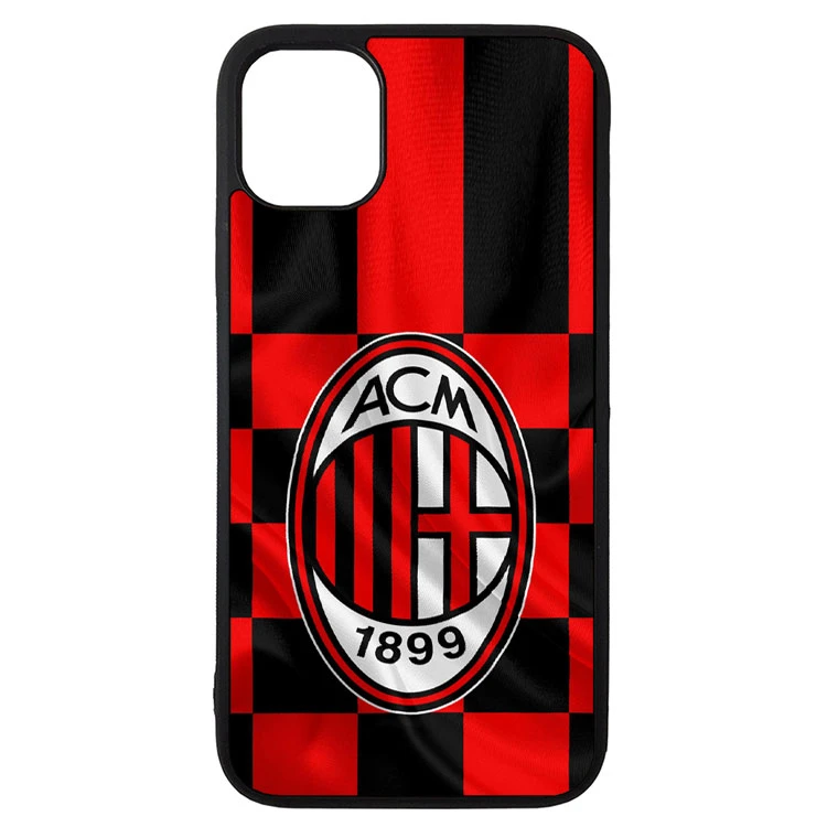 کاور طرح تیم فوتبال آث میلان مناسب برای گوشی موبایل اپل iphone 14 plus
