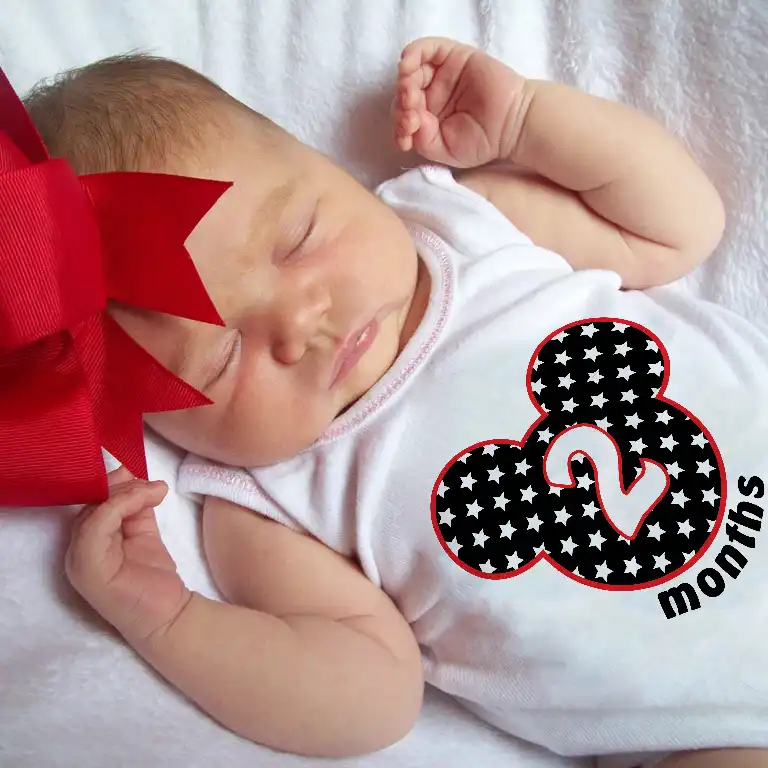 بادی نوزادی لالاآنجل مدل ماهگرد طرح میکی موس مجموعه 12 عددی