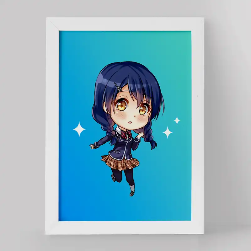 تابلو خندالو مدل مگومی انیمه جنگ غذاها کد 16983