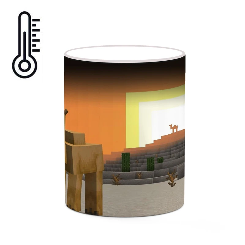 ماگ حرارتی کاکتی طرح ماینکرافت minecraft مدل mgh41443