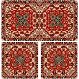 ست رومیزی سه تکه طرح قالی کد 951