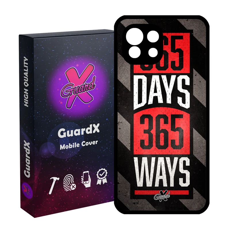 کاور گارد ایکس طرح Text مدل Glass10156 مناسب برای گوشی موبایل شیائومی Mi 11 Lite