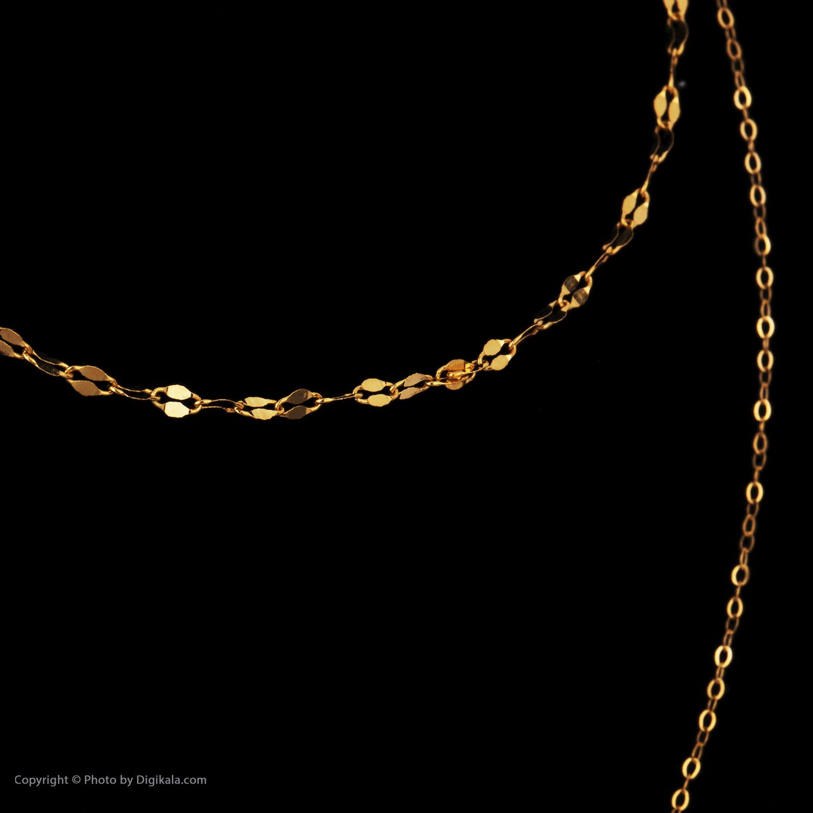 زنجیر طلا 18 عیار زنانه مایا ماهک مدل MM1268 -  - 3