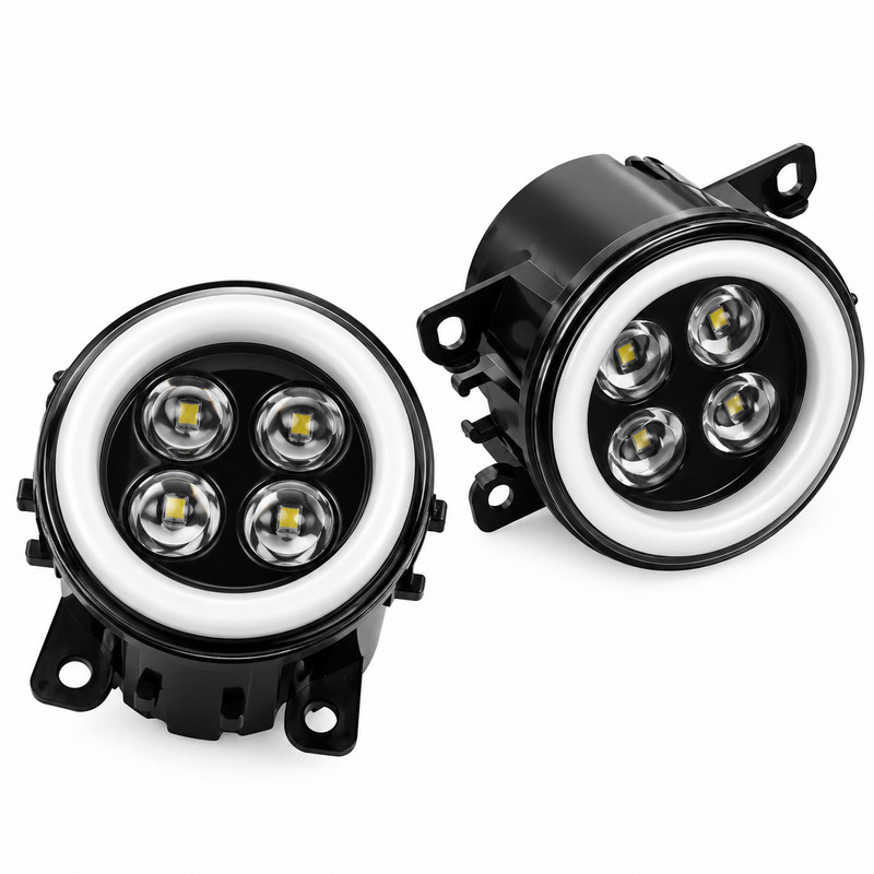 چراغ مه شکن جلو خودرو چیکال مدل تایگر طرح PRO کد V-253 مناسب برای پژو 207 و رنو L90 بسته 2 عددی