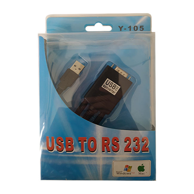 کابل تبدیل USB به RS-232 مدل Y-105 طول 1.5 متر