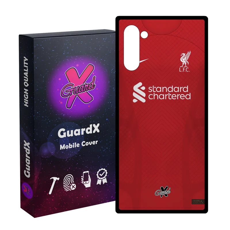 کاور گارد ایکس طرح لیورپول مدل Glass10468 مناسب برای گوشی موبایل سامسونگ Galaxy Note 10