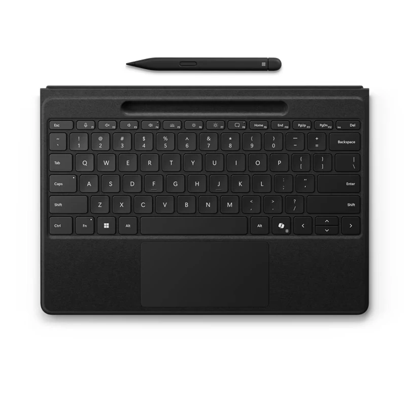 کیبورد بی سیم تبلت مایکروسافت مدل  Surface Pro Flex Keyboard with Slim Pen 2 مناسب برای تبلت مایکروسافت سرفیس Pro 8/Pro 9/Pro 10/Pro 11 به همراه قلم اسلیم 2