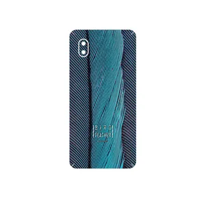 MAHOOT Turquoise feathers Cover Sticker for Samsung Galaxy A01 Core
