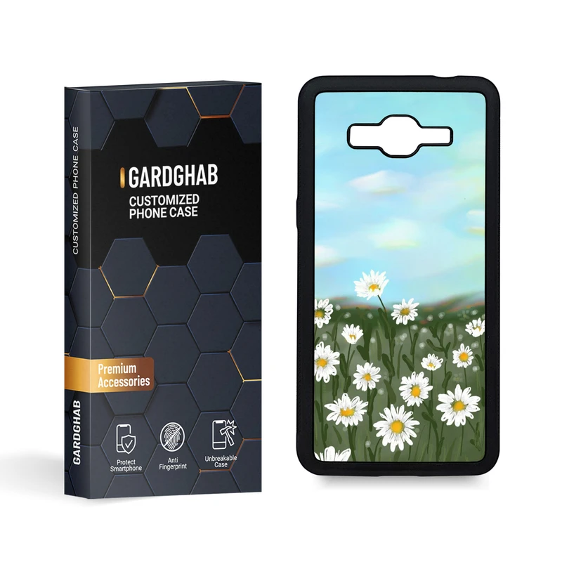 کاور گارد قاب مدل گل مناسب برای گوشی موبایل سامسونگ Galaxy Grand Prime / G530