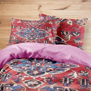 سرویس روتختی مدوپد طرح فرش چادگان لچک و ترنج مدل C-bakhtiary12 یک نفره 4 تکه