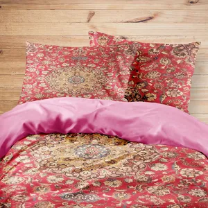 سرویس روتختی مدوپد طرح فرش مشهد مدل C-Mashhad01 یک نفره 4 تکه