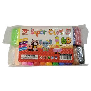 نقد و بررسی خمیر بازی کلی مدلSUPER CLAY در 24 رنگ توسط خریداران