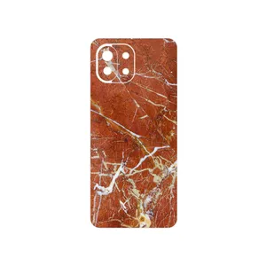 MAHOOT Red Marble Cover Sticker for Xiaomi MI 11 LITE