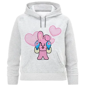 هودی دخترانه مدل خرگوش و قلب F1001