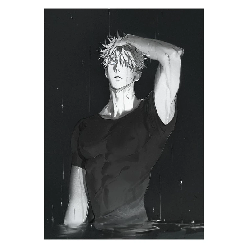 استیکر لپ تاپ و موبایل مدل انیمه طرح جوجوتسو کایزن گوجو ساتورو کد 147