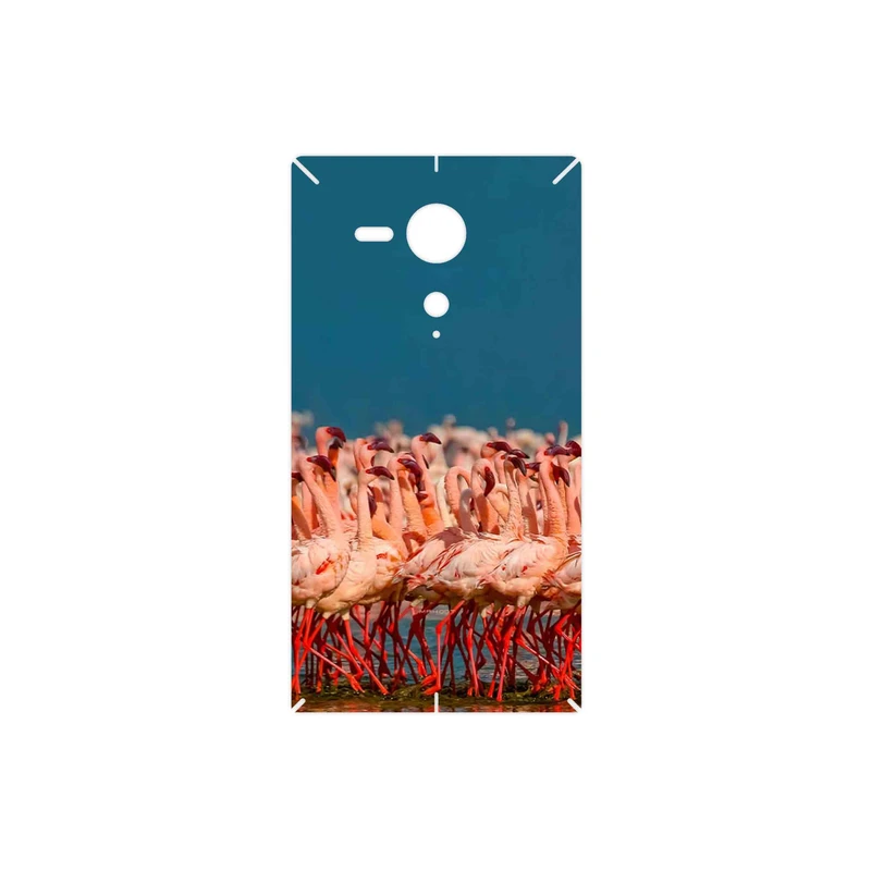 برچسب پوششی ماهوت مدل Flamingo مناسب برای گوشی موبایل سونی Xperia SP