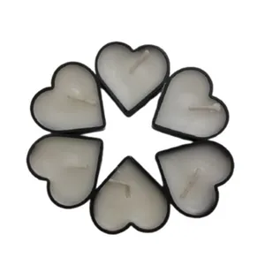 شمع وارمر پارتی لند تهران طرح قلب کد 3208 بسته پنج عددی