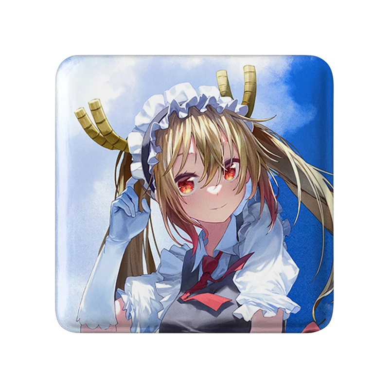 پیکسل خندالو طرح توهرو انیمه اژدهای خدمتکار کوبایاشی مدل مربعی کد 36329