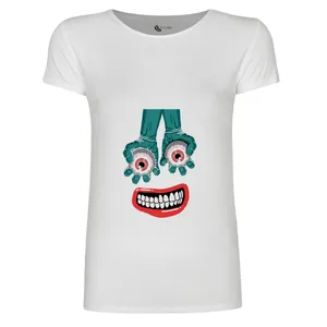 تی شرت آستین کوتاه زنانه مدل چشم