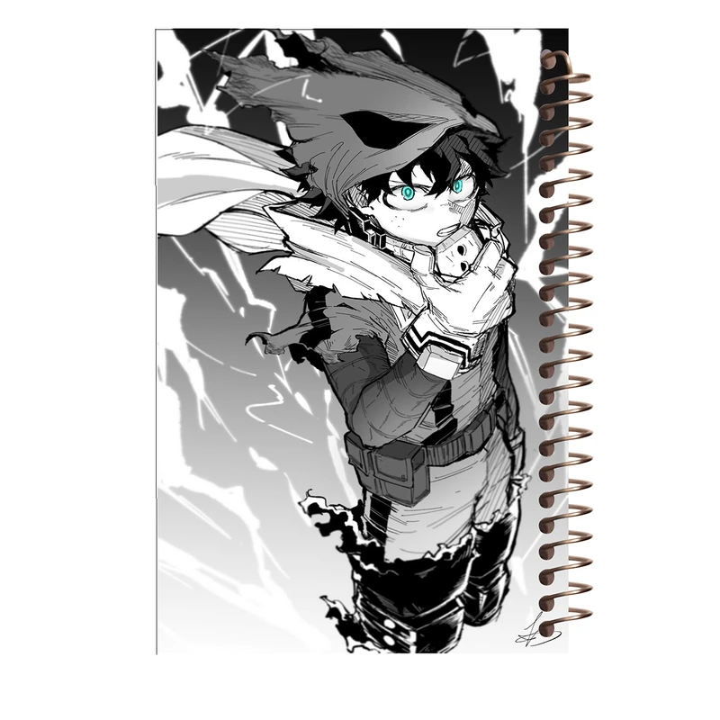 دفترچه یادداشت 100 برگ طرح انیمه آکادمی قهرمانی من مدل Boku No Hero Academia  کد O27