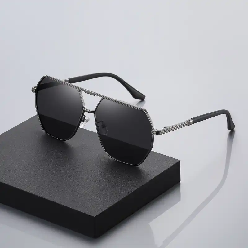 عینک آفتابی مردانه آلبرت وگ مدل JS8529C22-P142 Polarized Space Metal