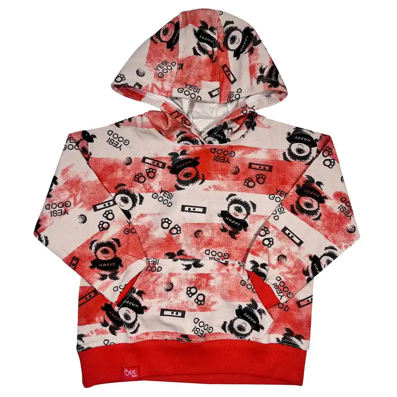 ست هودی و شلوار پسرانه بچه زنبور مدل R731-3