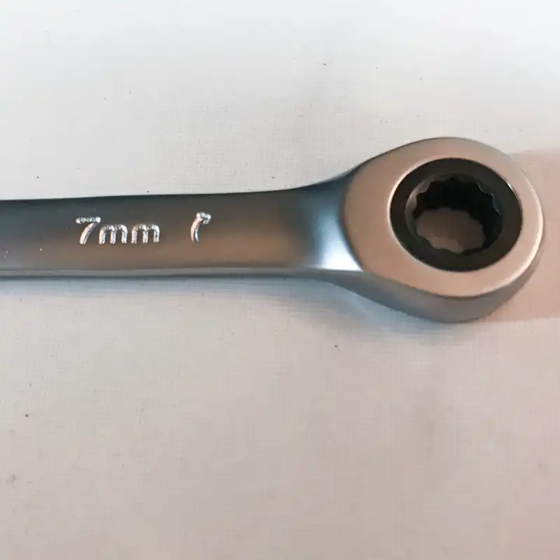 آچار یک سر تخت یک سر رینگی جغجغه ای آنتون کد ASSV007 سایز 7 میلیمتر