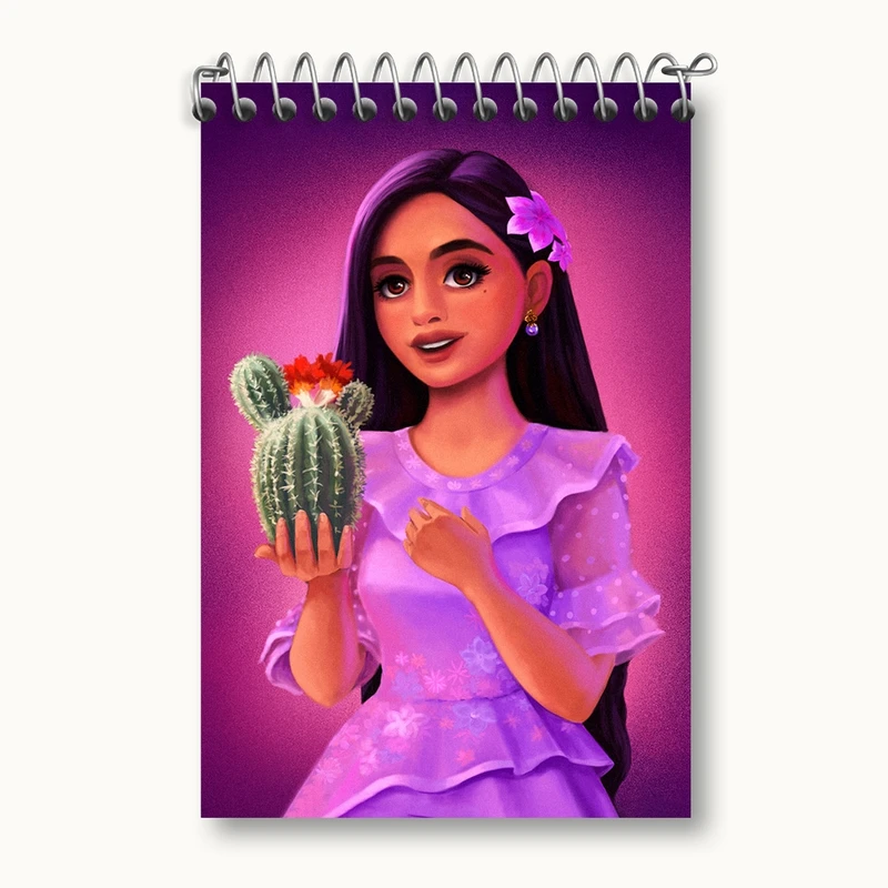 دفتر یادداشت 50 برگ خندالو مدل دخترانه کد F2264