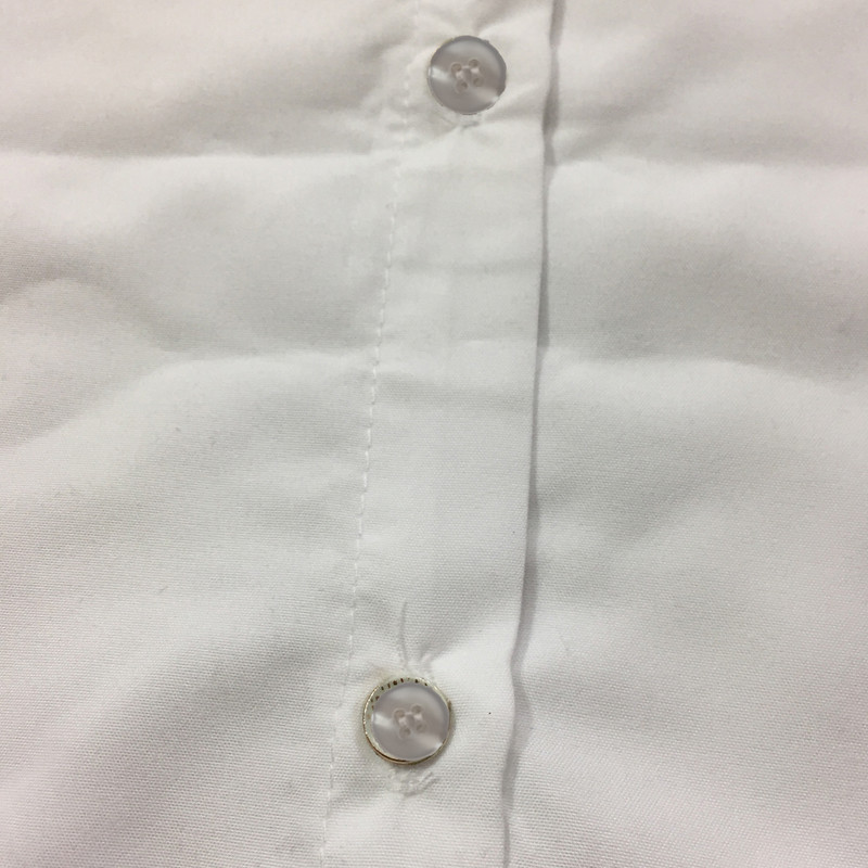 شومیز آستین بلند زنانه مدل نخی هلالی کد tm-2795 رنگ سفید