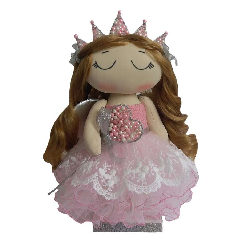 عروسک طرح روسی مدل فرشته LT81 ارتفاع 35 سانتیمتر