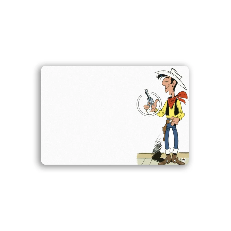 ماوس پد مخصوص بازی شادیت مدل لوک خوش شانس کد1846 سایز 37*24 سانتی متر