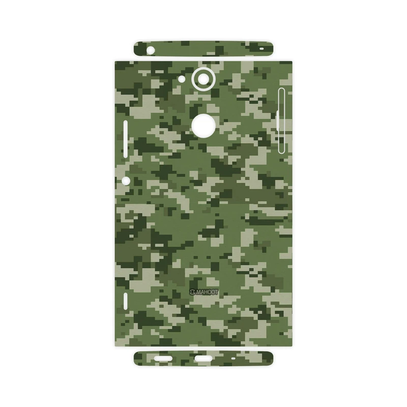 برچسب پوششی ماهوت مدل Army-Green-Pixel-FullSkin مناسب برای گوشی موبایل سونی Xperia XA2