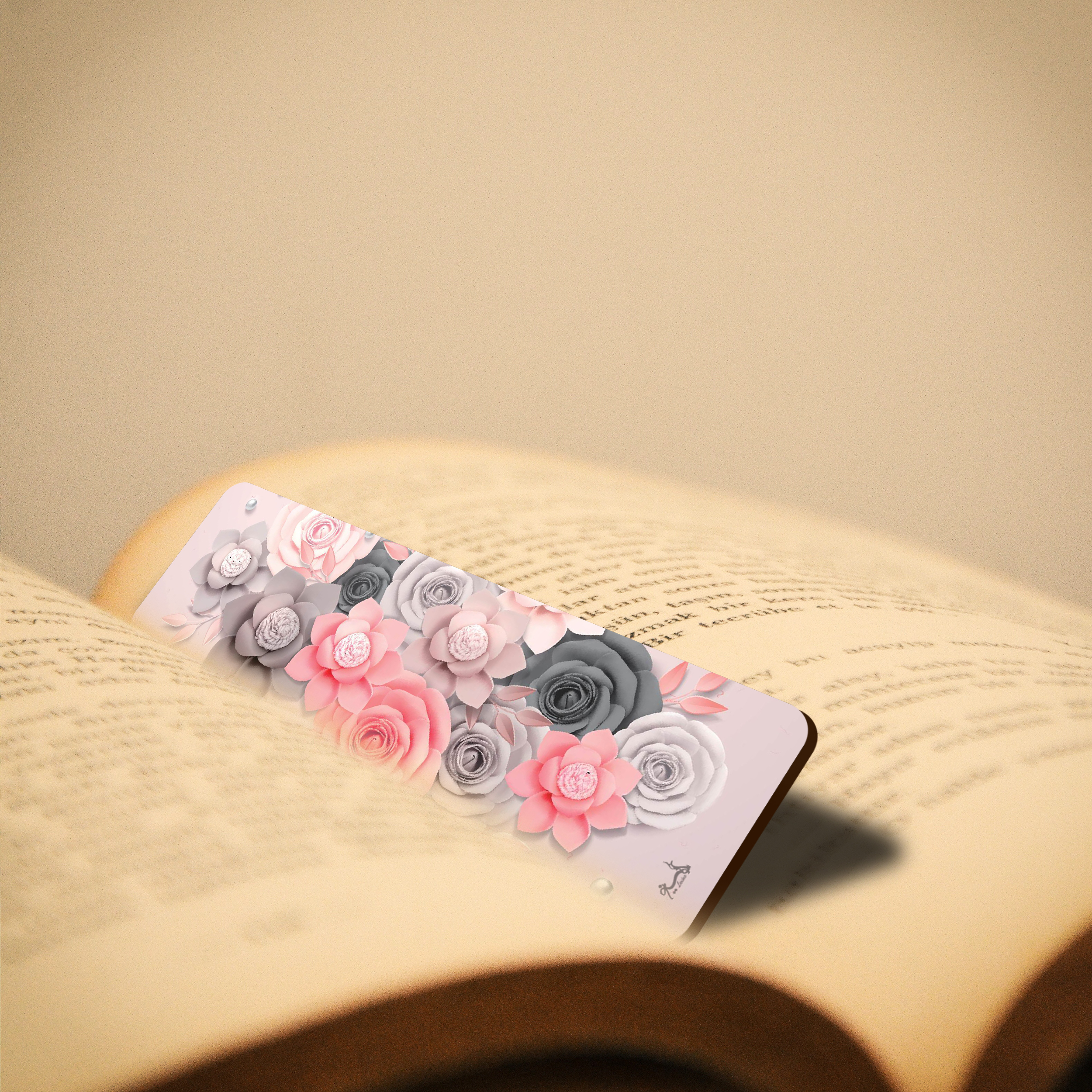 نشانگر کتاب لوکسینو مدل Flowers کد Bookland