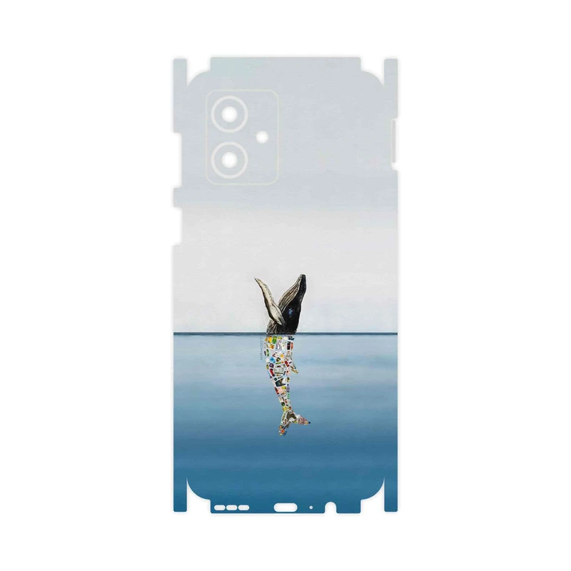 برچسب پوششی ماهوت مدل Collage of Sea Trash-FullSkin مناسب برای گوشی موبایل موتورولا Moto G54
