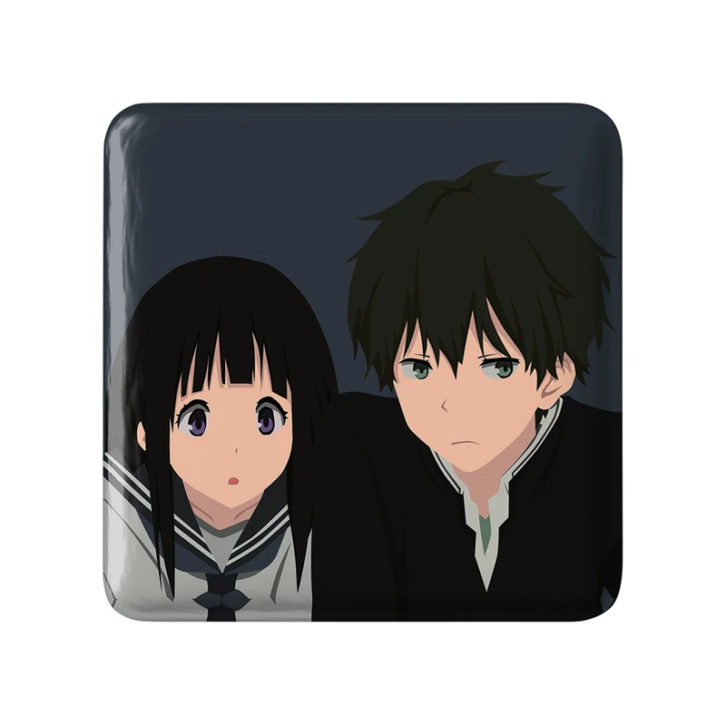 مگنت خندالو طرح اورکی و چیتاندا انیمه هیوکا Hyouka کد 17089