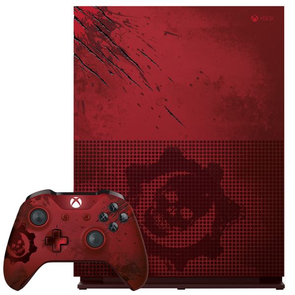 مجموعه کنسول بازی مایکروسافت مدل Xbox One S ظرفیت 2 ترابایت طرح Gears Of War 4 مجموعه کنسول بازی مایکروسافت مدل Xbox One S ظرفیت 2 ترابایت طرح Gears Of War 4