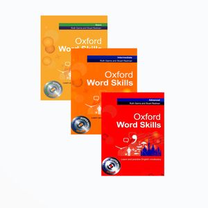 کتاب Oxford Word Skills Basic Intermediate Advanced Learn and practice English vocabulary اثر جمعی از نویسندگان انتشارات OXFORD سه جلدی