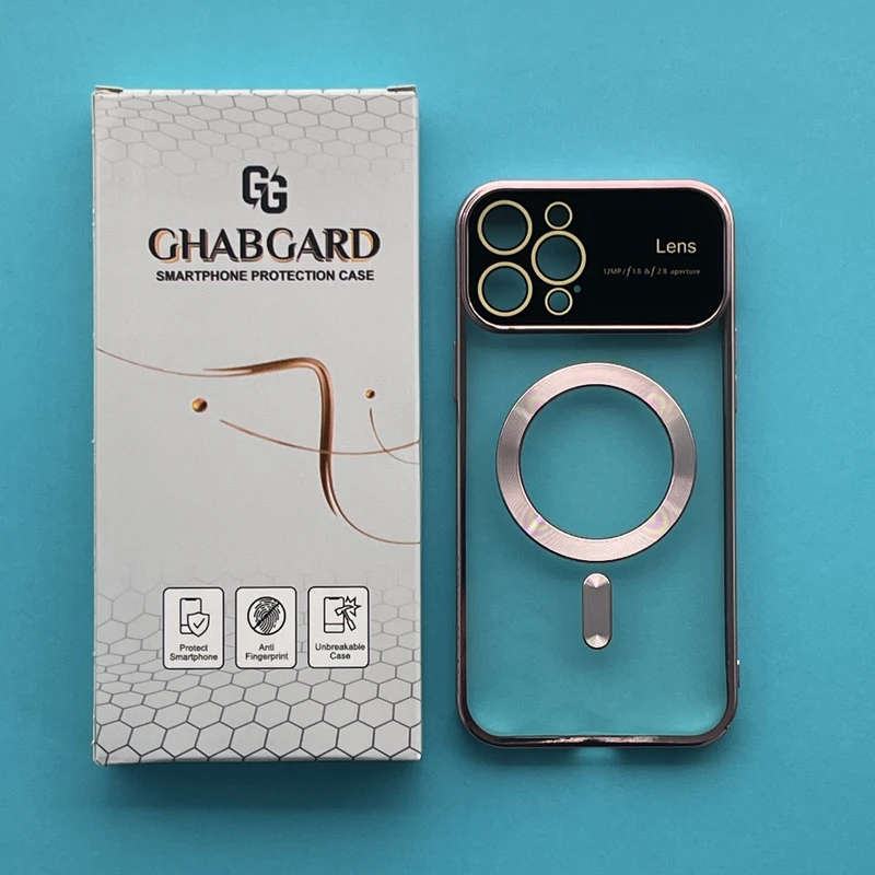 کاور قاب گارد مدل دور ژله ای مگ سیف دار مناسب برای گوشی موبایل اپل IPhone 12 PROMAX