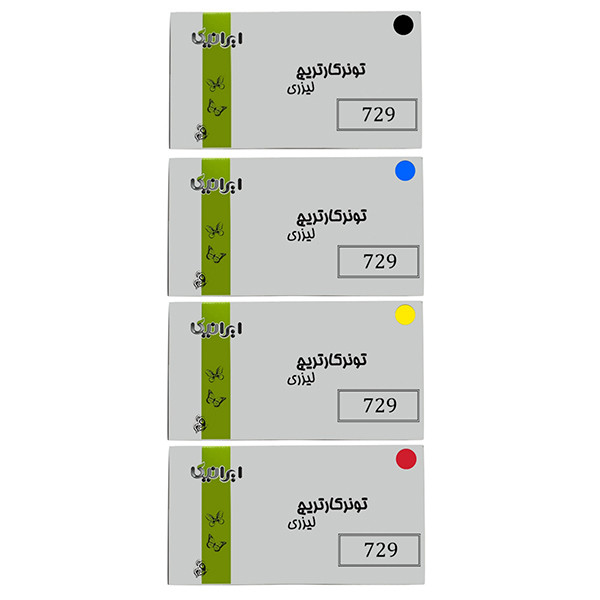تونر ایرانیکا مدل 729 مجموعه 4 عددی
