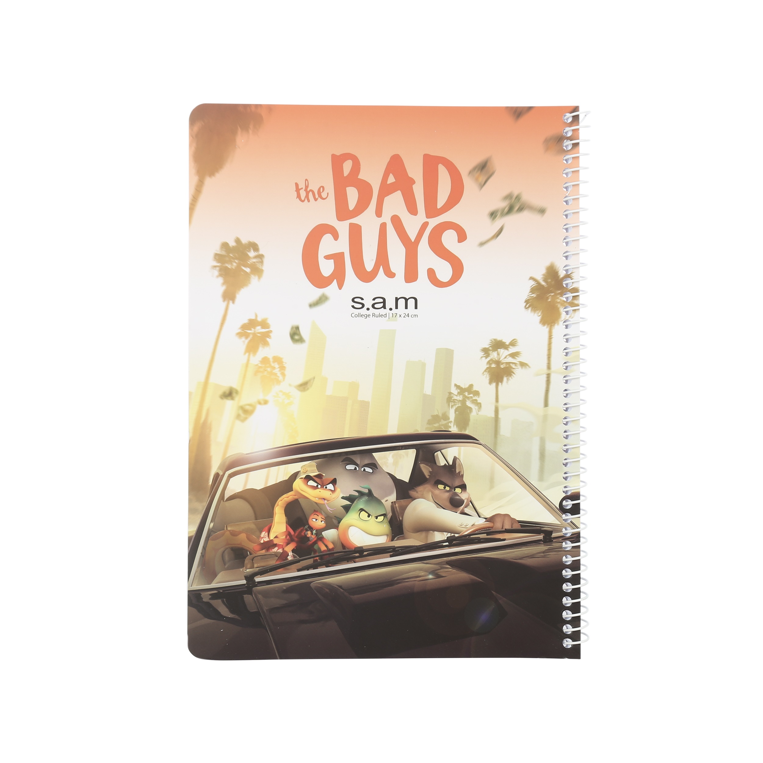 دفتر مشق 80 برگ سم طرح The Bad Guys