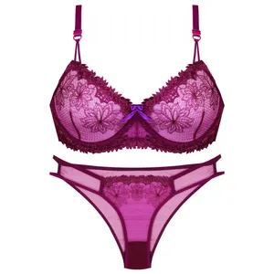 ست شورت و سوتین زنانه کارنا رز مدل فنردار کد 3383 رنگ زرشکی