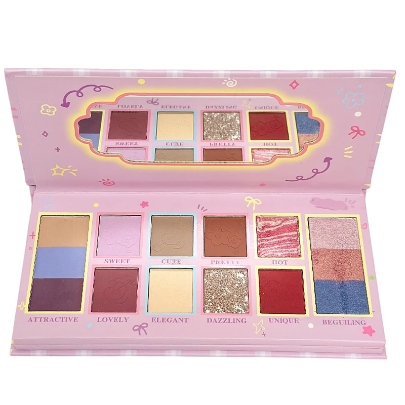 پالت سایه چشم کوین اند کوکو مدل کیف دوطبقه شماره 02