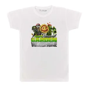 تی شرت بچگانه پرمانه طرح Plants vs Zombies کد pmt.2710