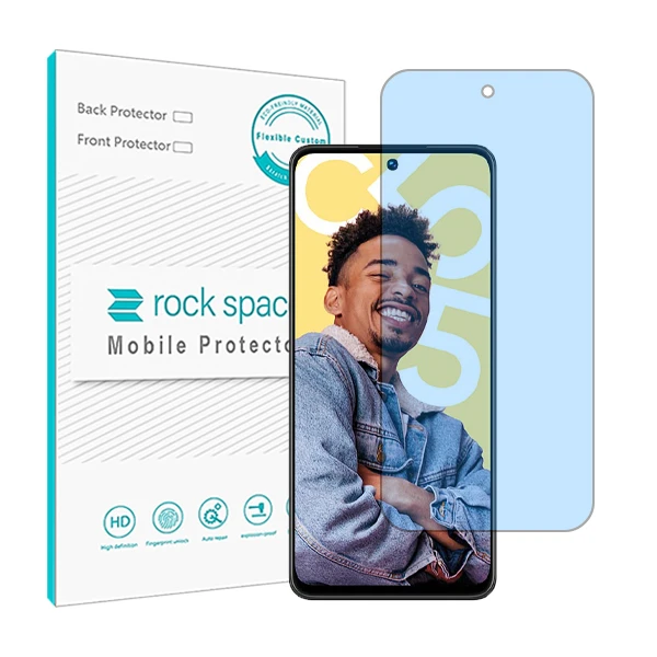 محافظ صفحه نمایش ضد اشعه آبی راک اسپیس مدل HyBLU مناسب برای گوشی موبایل ریلمی C55